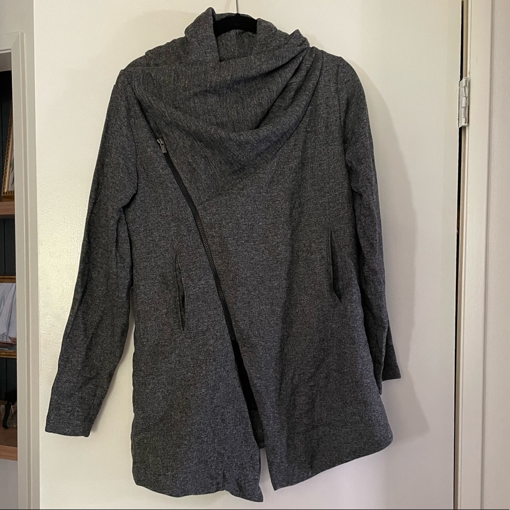 Gray Lucy asymmetrical jacket